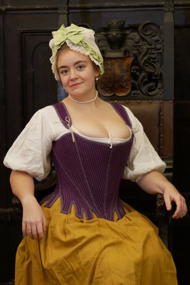 Cassandra Stays (1760-1780) Pattern || Scroop Patterns & Virgil's Fine Goods