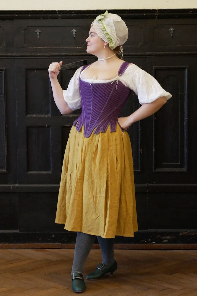 Cassandra Stays (1760-1780) Pattern || Scroop Patterns & Virgil's Fine Goods
