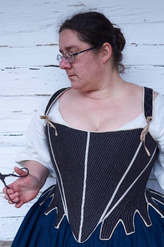 Cassandra Stays (1760-1780) Pattern || Scroop Patterns & Virgil's Fine Goods