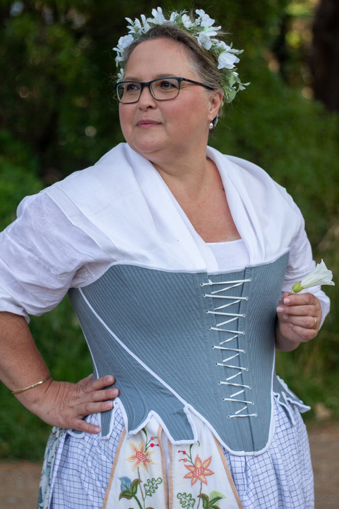 Cassandra Stays (1760-1780) Pattern || Scroop Patterns & Virgil's Fine Goods