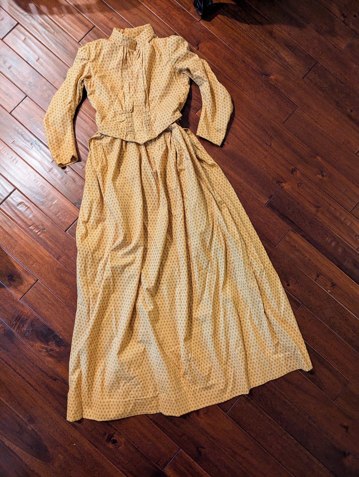 1888 Inspired Bustle Work Dress