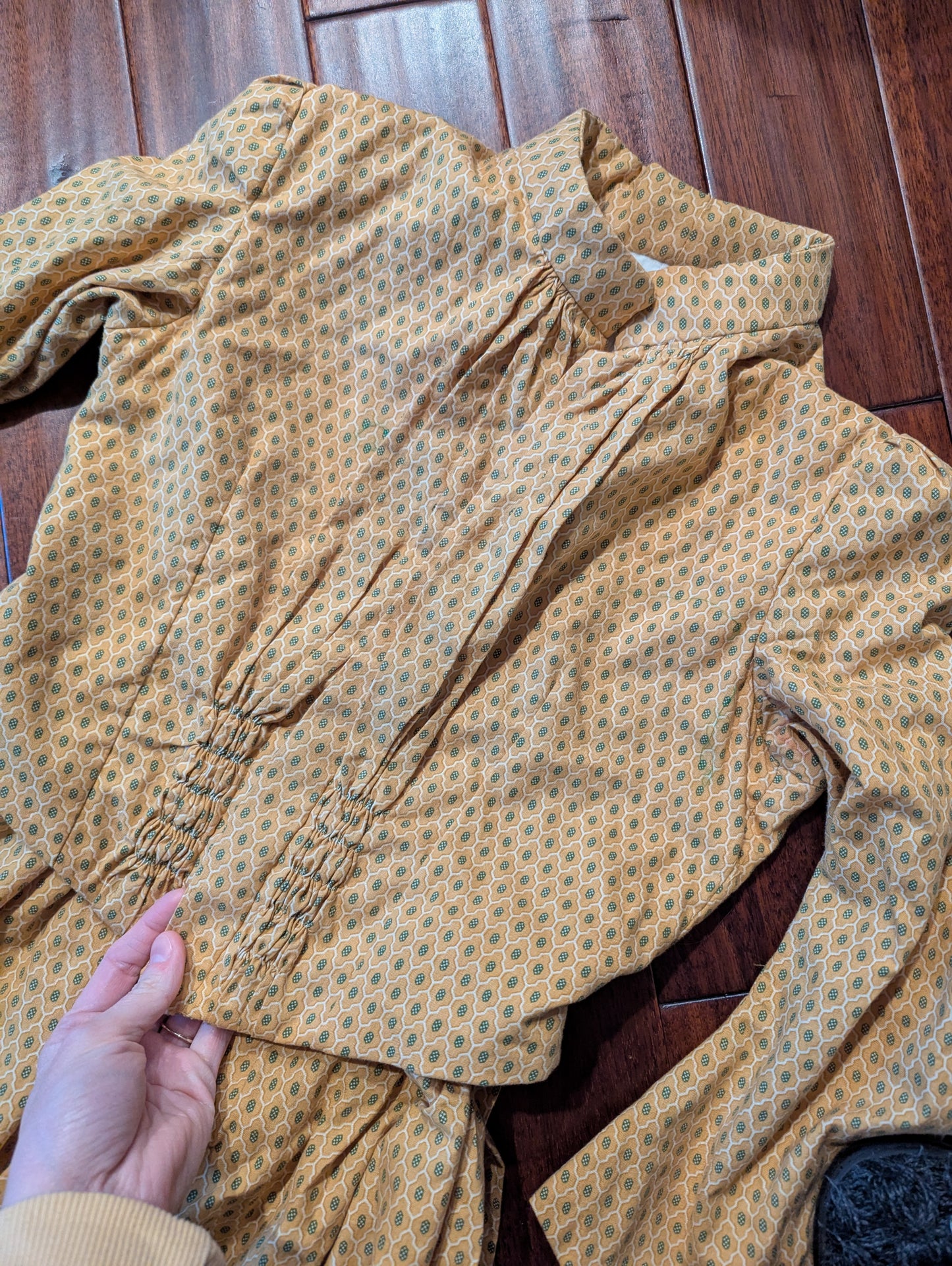 1888 Inspired Bustle Work Dress