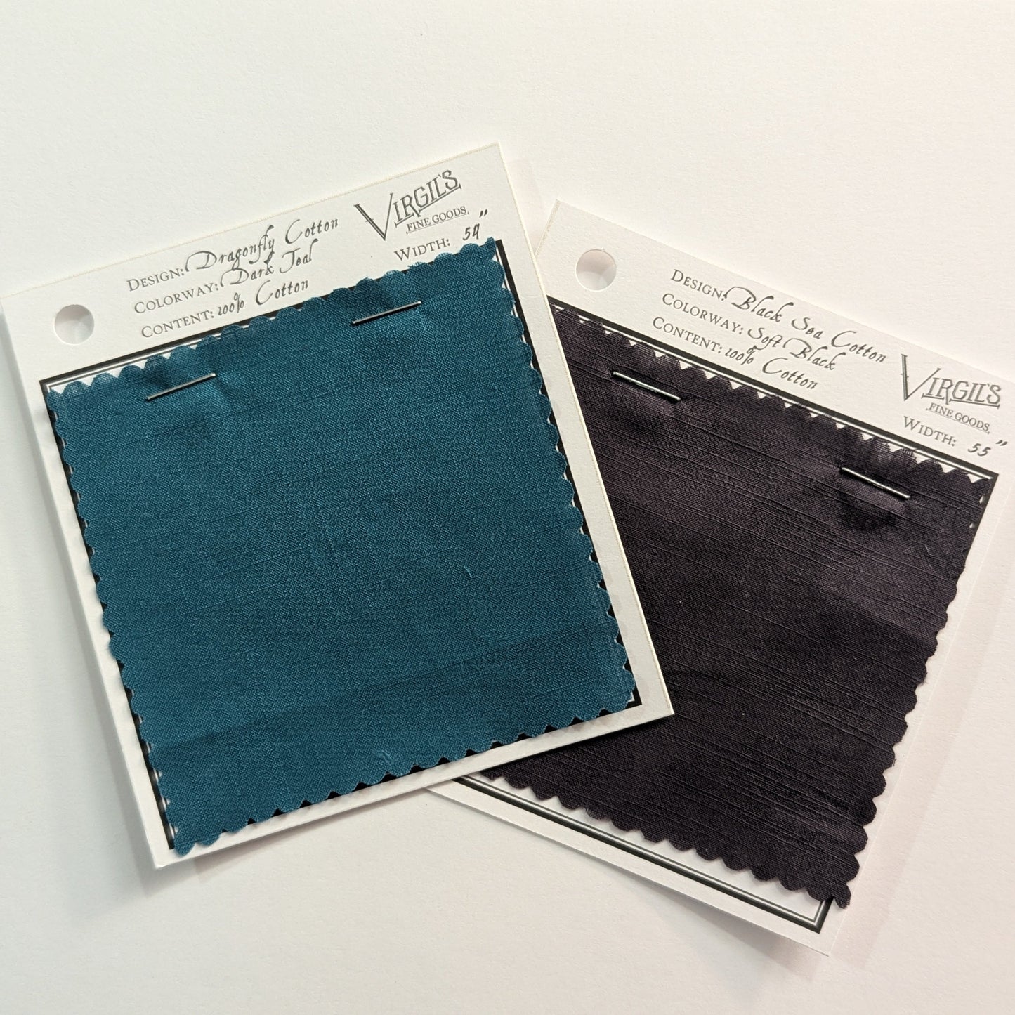 "Dragonfly" Dark Teal Cotton Cambric || Lightweight Shirting