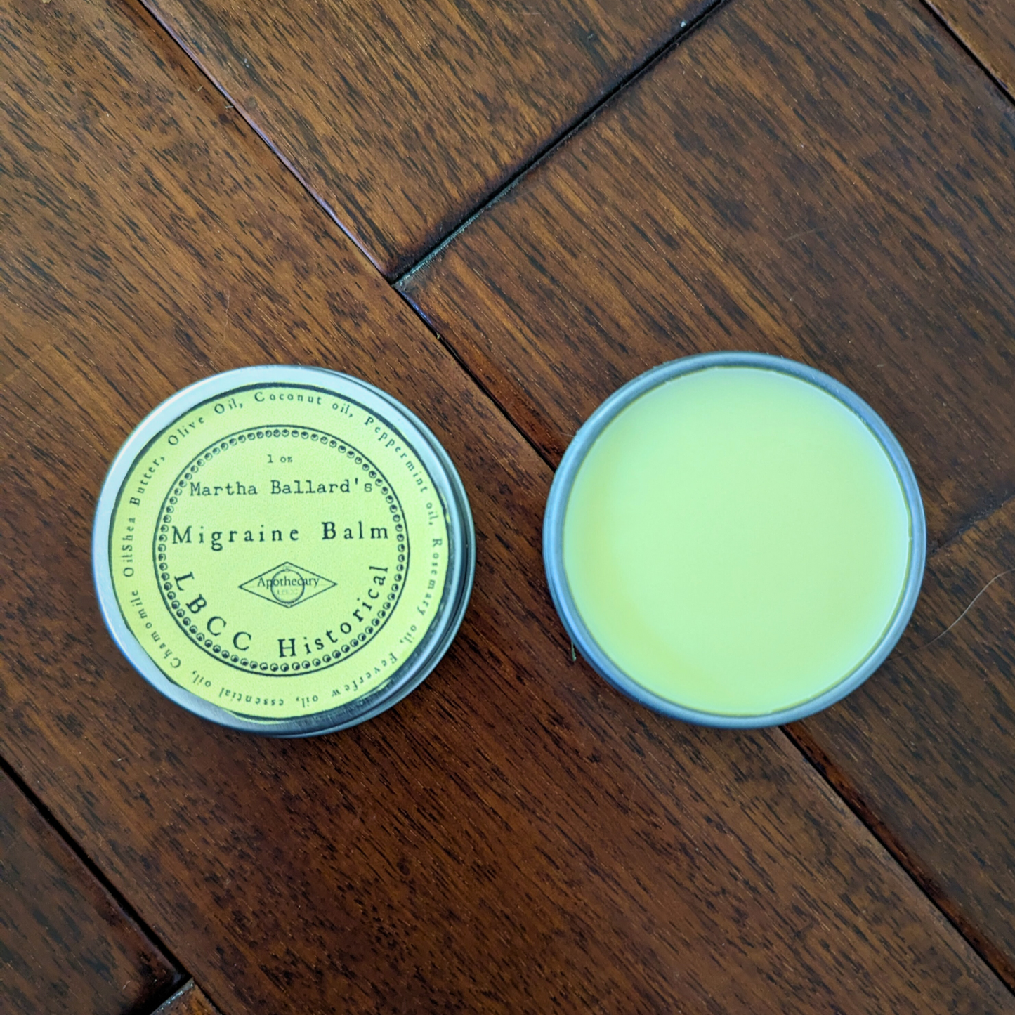 Martha Ballard's Migraine Balm || 1750-1812 Topical Salve