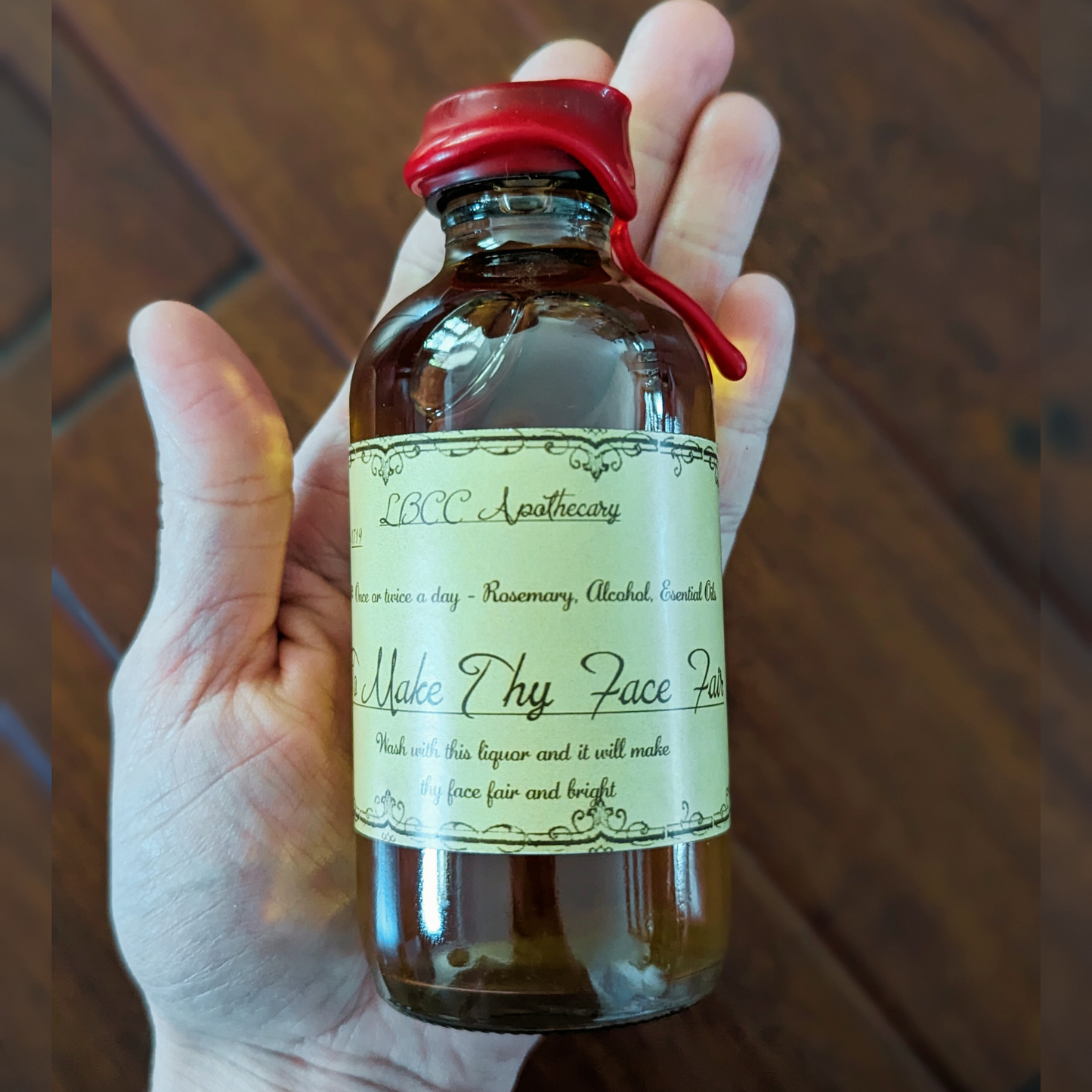 "To make the face fair" || 1719 Wash & Astringent