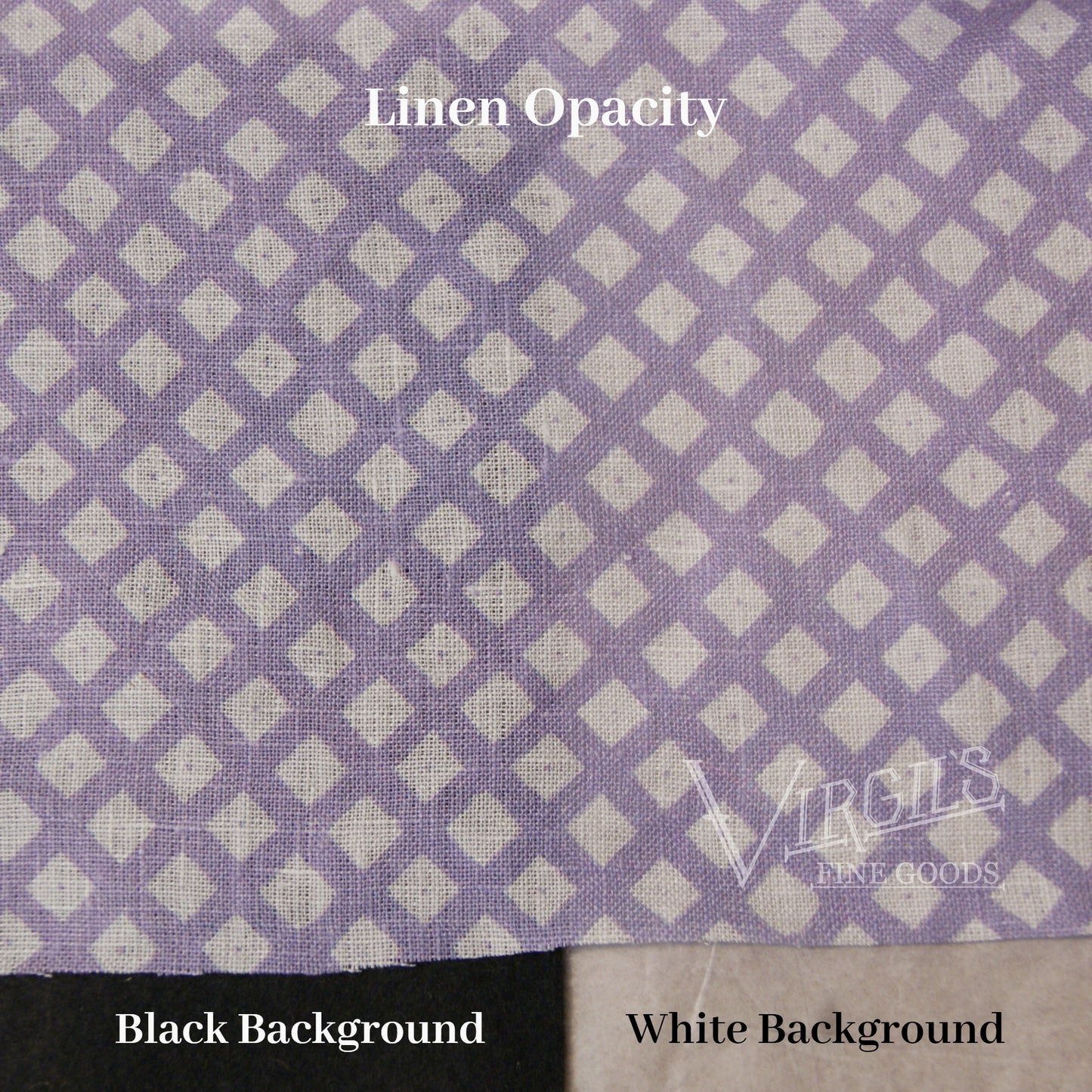 Walton Diamonds in Logwood Purple (1770-1780 Inspired) Linen/Cotton Print