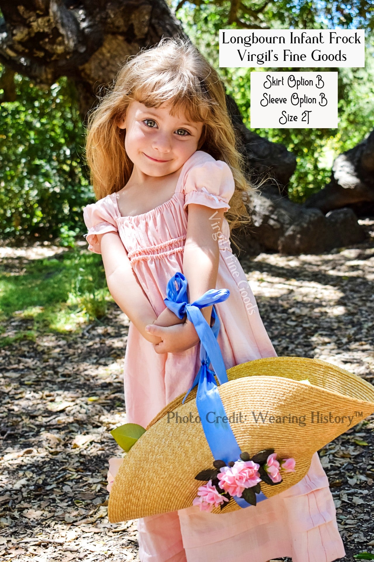 DISCONTINUED Longbourn Frock (1790-1820) Children's Pattern || #R100