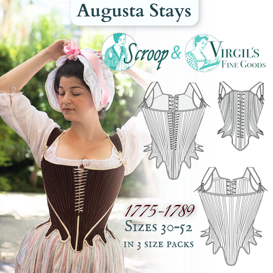 18th Century Sewing Patterns, Virgil's Fine Goods, Scroop Patterns