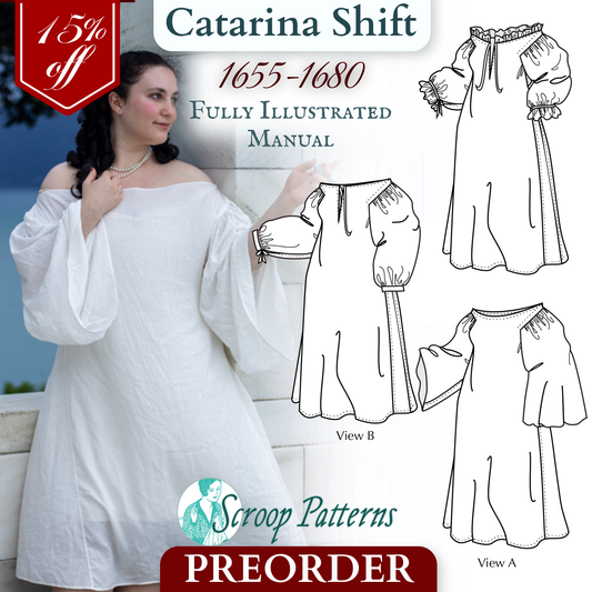Catarina Shift (1655-1680) Pattern  || #2502