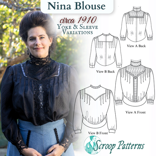 Nina Blouse (ca. 1910) Pattern || #2501