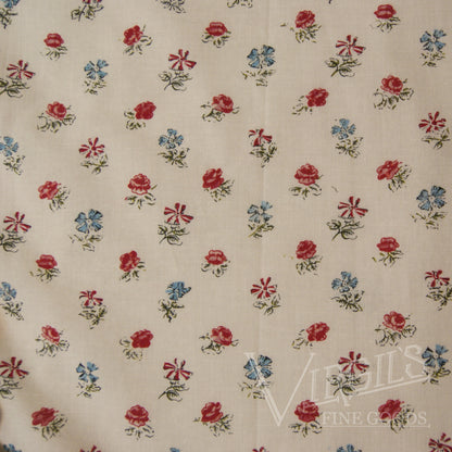 PRE-ORDER Sarah's Sprig'd Cotton (ca1785-1800) Reproduction Lawn Fabric