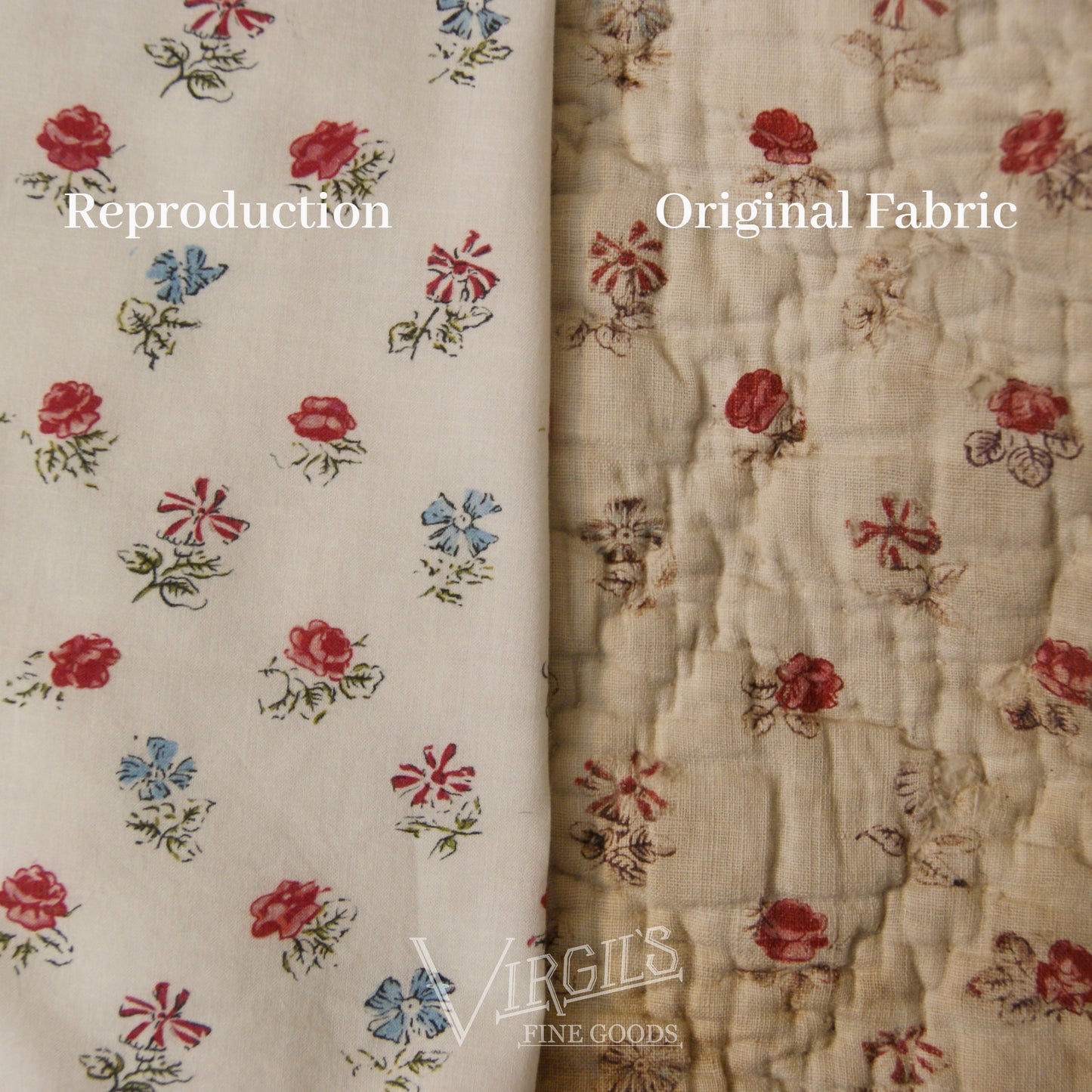 PRE-ORDER Sarah's Sprig'd Cotton (ca1785-1800) Reproduction Lawn Fabric