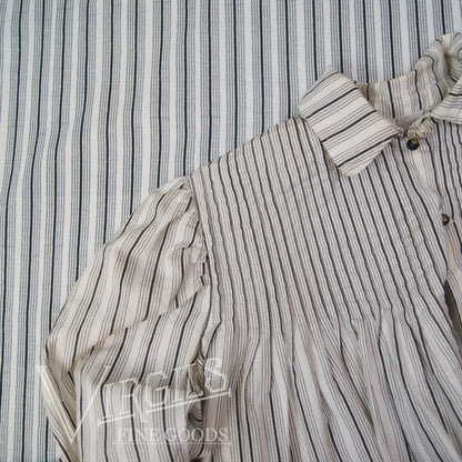 Eleanora Stripe (ca1900-1910) Cotton Fabric Shirting
