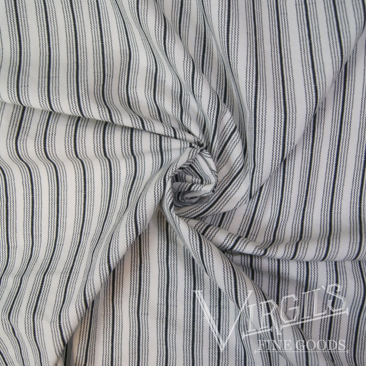 Vintage Fabric by the Yard French Shirting Cotton Cloth Gray -  Sweden