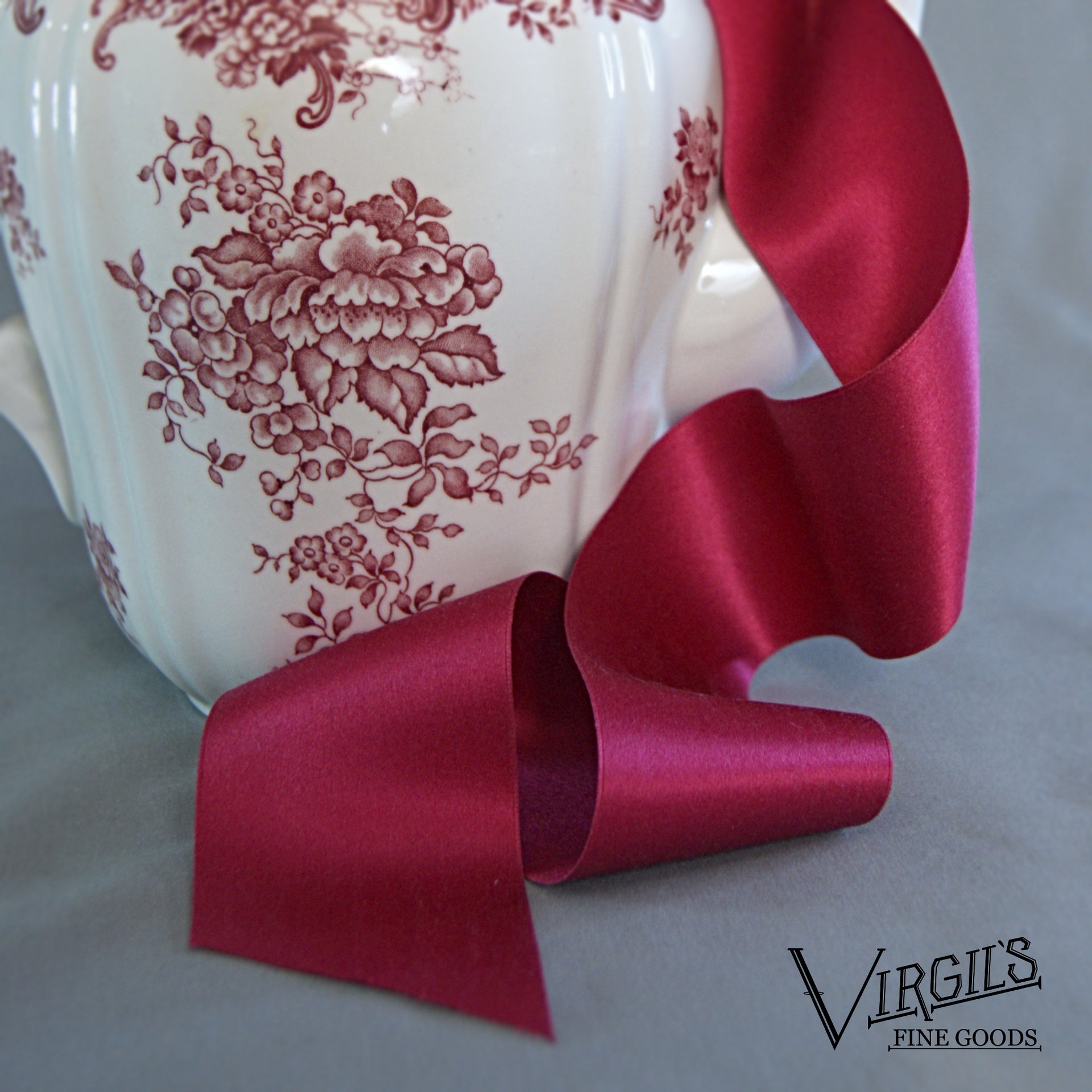 Red Silk Satin Ribbon