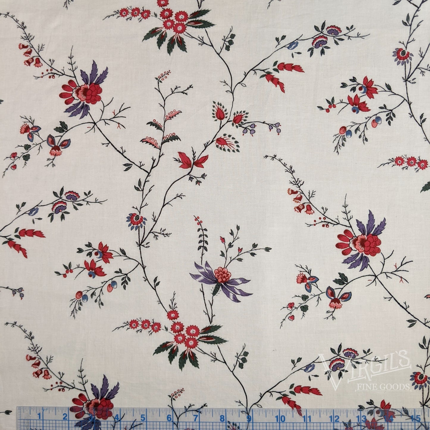 Seraphina Vines (1770-1780 Inspired) Cotton Batiste Fabric