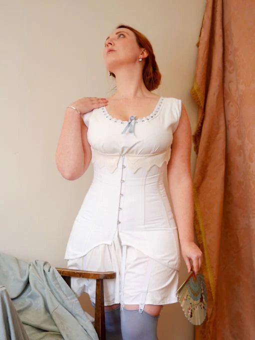 Late Victorian Mid-bust Corset, NZ Corsetry