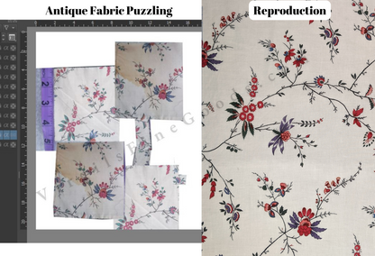 PREORDER Seraphina Vines (1770-1780 Inspired) Cotton Batiste Fabric