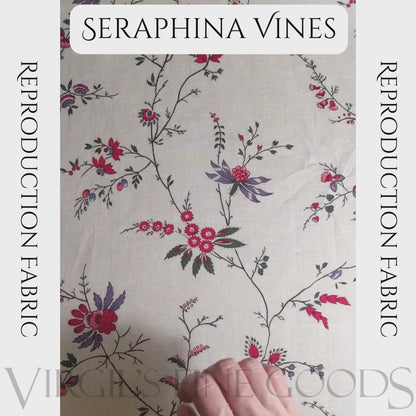 PREORDER Seraphina Vines (1770-1780 Inspired) Cotton Batiste Fabric